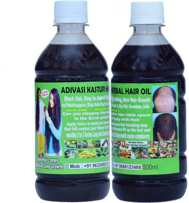 Adivasi Ayurvedic Herbal Hair Growth 500 ml Hair Oil(500 ml)