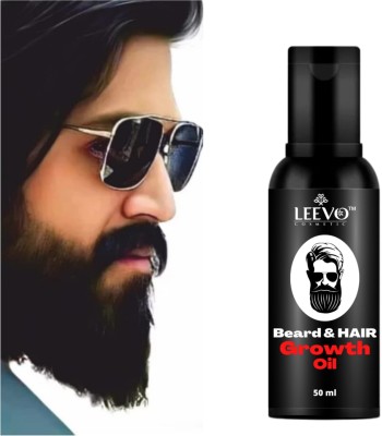 leevo cosmatics beard s hair growth oil (50ml) pack of 1 Hair Oil(50 ml)