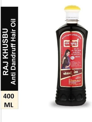 RAJ KHUSHBU ayurvedic anti-dandruff /khoda/ lice hair oil 400 ml Hair Oil(400 ml)