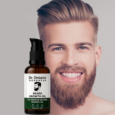 Ontario Advanced Beard Growth Oil With Argan Oil For Thicker And Healthier Hair OilAX55 Hair Oil(30 ml)