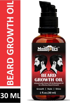 Mensport Beard Growth Oil for Beard Growth-Specially For Men Pack of 1 of 30 ML Hair Oil(30 ml)