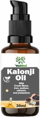 Vanvati Organic Kalonji Oil Cold Pressed Black Seed Oil For Hair, Skin And Wellness 30ml Hair Oil(30 ml)
