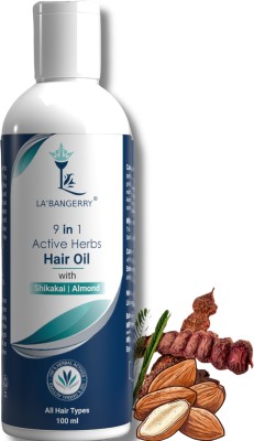 La'bangerry 9 In 1 Active Herbs Hair Oil For Hair Fall, Massage, Dry, Frizzy Hair  Hair Oil(100 ml)