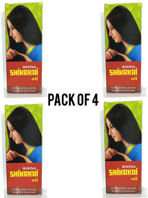 Ravina WITH SHIKAKAI EXTRACT 100ML PACK OF 4 Hair Oil(100 ml)