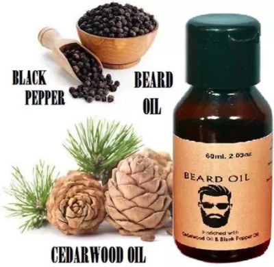 THTC New Beard Oil Hair Products Beard Oil For Men Beard  Hair Oil(60 ml)