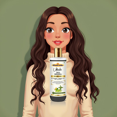 Utkrisht Khadi Amla Bhringraj Hair Oil with Herbal Goodness for Hair Hair Oil(200 ml)