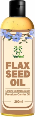 Vanvati Pure Flaxseed Oil Cold Pressed Rich For Heart Health, Joint Support & Skin 30ml Hair Oil(200 ml)