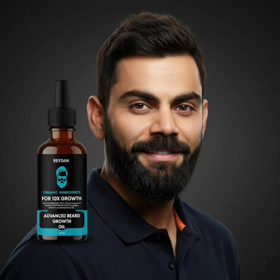 reedan Advanced Beard Growth Oil With Argan Oil For Thicker And HealthierAX72 Hair Oil(30 ml)