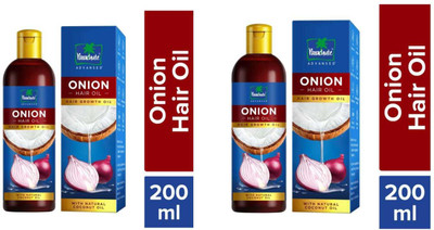 Parachute Advansed Onion Hair Oil for Hair Growth and Hair Fall Control with Natural Coconut Oil Hair Oil (400 ml)