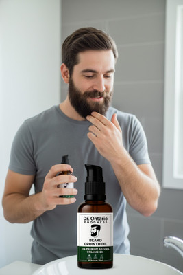 Ontario Goodness Dr. Ales Fast & Advanced Beard & Mustache Growth Oil for MenAX4512 Hair Oil(30 ml)