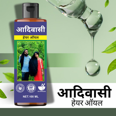 aadikesh Adibasi Hair Oil Herbal Thickening Serum for Long and Voluminous Hair Hair Oil(100 ml)