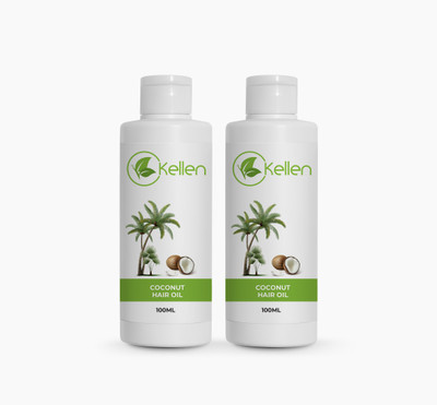 Kellen Pure Extra Virgin Cold Pressed Coconut (2) Hair Oil(200 ml)