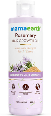 Mamaearth Rosemary Hair Growth Oil with Rosemary & Methi Dana for Promoting Hair Growth Hair Oil(200 ml)