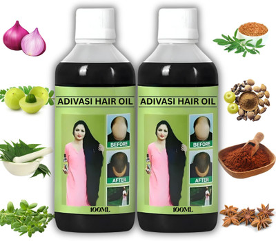Adivasi Long lasting Hair Growth Oil | Hair Growth & Hair Thickening Hair Oil(200 ml)