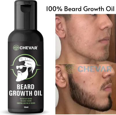 Chevar beard oil Natural ingredients Based Pure Supper Double Faster Hair Oil(50 ml)