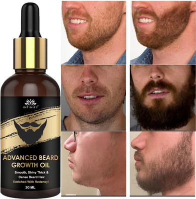 INTIMIFY Beard Growth Oil For Fast Growth & Deep Moisturization For Men Hair Oil(30 ml)