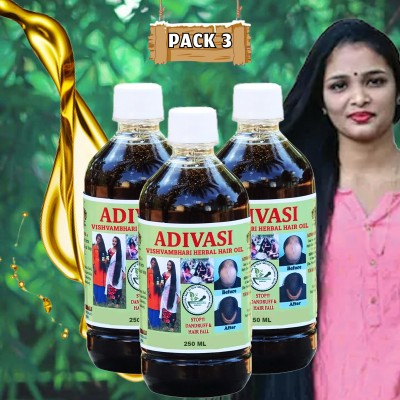 Vishvambhari Natural Amla & Bhingraj Oil/Cleanser for Controlling Dandruf & Hair fall Control Hair Oil(750 ml)