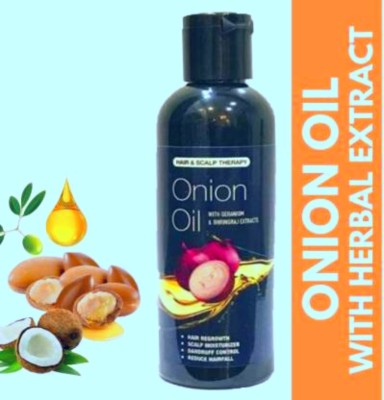 Manarya Sun's Heart Go Long Onion Hair Oil No Silicones, Mineral Oil & Paraben Free Hair Oil(100 ml)