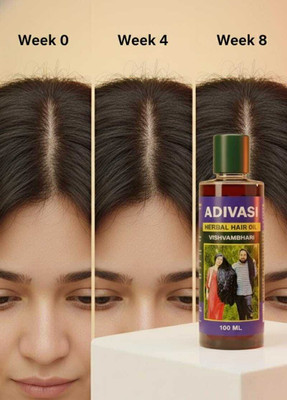 Adivasi Herbal Hair Oil 100ml | Traditional Tribal Formula for Long & Strong Hair Hair Oil(100 ml)