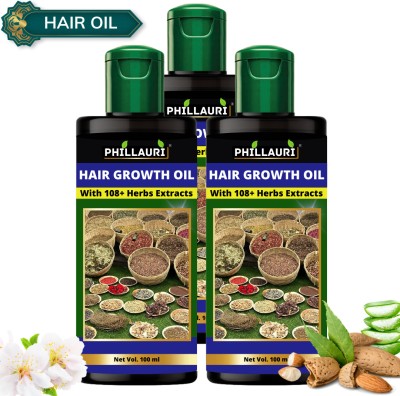 Phillauri Herbal Hair Oil For Silky-Smooth Hair & Strong Hair Oil(300 ml)