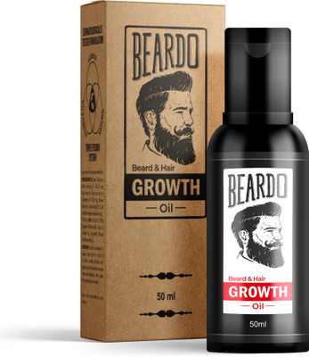 BEARDO Men Beard & Hair Growth For Faster Growth & Thicker Looking|No Harmful Chemicals Hair Oil(50 ml)