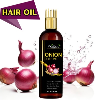 Phillauri Onion Oil Promotes Hair Growth looks naturally Hair Oil(100 ml)