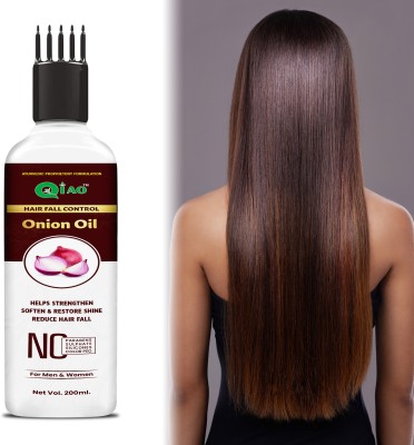 Qiao Hair Onion Oil For Hair Growth & Hair Fall, Intense Repair Hair Treatment Oil Hair Oil(200 ml)