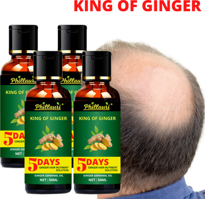 Phillauri Ginger 5 Day Hair Nutrient Solution Herbal Oil for Women and Men  Hair Oil(200 ml)
