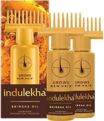 indulekha Bringha Ayurvedic Growth Pack of 2 Hair Oil(200 ml)