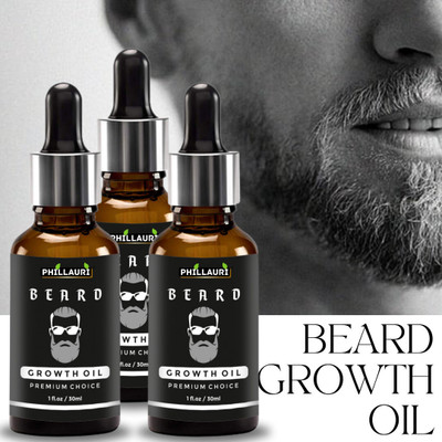 Phillauri Volumizing Beard Growth Oil & Smooth Touch Beard Hair Oil(90 ml)