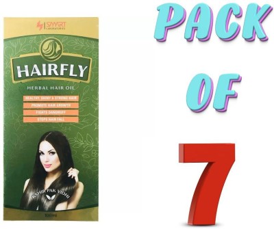 Hairfly Herbal Herbal Hair Oil For Longer, Stronger & Health Hair Hair Oil Pack of 7 Hair Oil(700 ml)