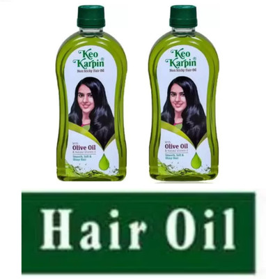 Keo Karpin Sticky Hair Oil Soft and Smooth Hair 2x300Ml Pack Of 2 Hair Oil(600 ml)