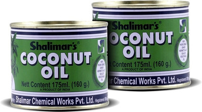 shalimar's Coconut oil 175ml*2 Hair Oil(350 ml)