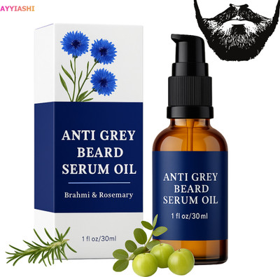 AYYIASHI Anti Grey Beard Oil Serum Gentle Care Smooth Beard Texture Hair Oil(30 ml)
