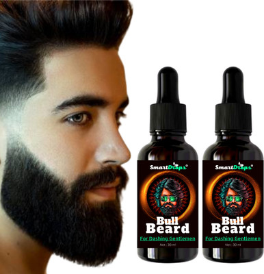 smartdrops Supreme Quality Beard Growth Oil With Advanced Formula Based  Hair Oil(60 ml)