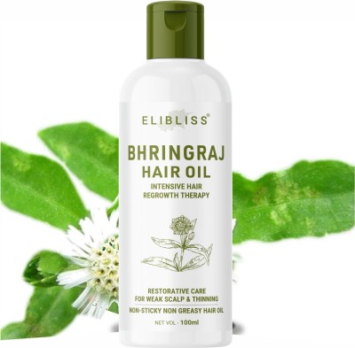 ELIBLISS Bhringraj Hair Oil for Men & Women Nourishes & Strenghtens Hair| Oil Hair Oil(100 ml)