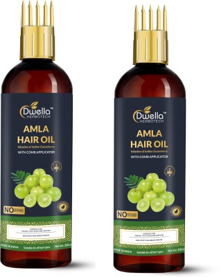 DWELLA HERBOTECH Argan Amla Hair Oil - For Hair Growth - For Dry & Damaged Hair Hair Oil(400 ml)