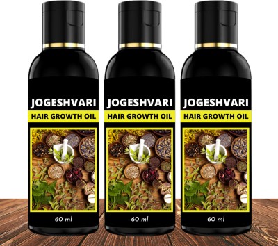 jogeshvari Pure Herbal Hair Oil For Nourishing Blend for Natural Hair (pack of 3) Hair Oil(180 ml)