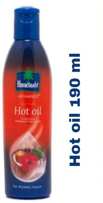 Parachute Advanced hot oil with coconut hair oil*190ml*(pack of 1) Hair Oil(190 ml)