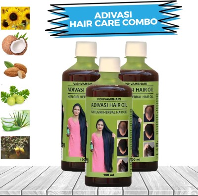 rosearth VAdivasi NEELGIRI AyurVedic Hair Oil - Hair Regrowth  Hair Oil(300 ml)