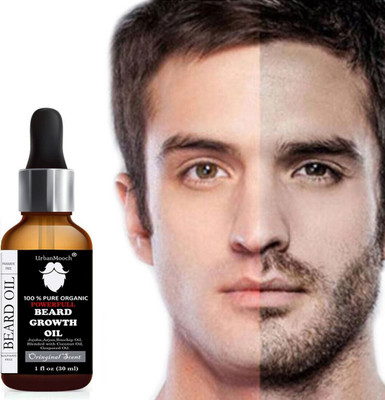 UrbanMooch PowerFull & Moustache Beard Growth Oil Hair Oil(30 ml)