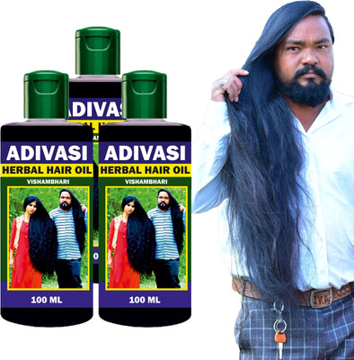 Adivasi Herbal Premium Quality, Hair Regrowth, Hair Fall Control Hair Oil , Hair Oil(300 ml)