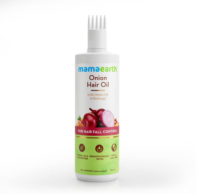 MamaEarth Onion Hair Oil for hair growth with Onion & Redensyl for Hair Fall Control Hair Oil (250 ml)