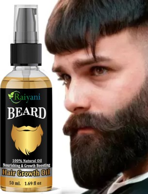 Raiyani 5X Fast Beard Growth Oil With Natural Ingredients beard Hair Oil(50 ml)