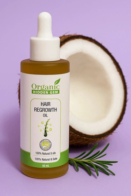 ORGANICHIDDENGEM Hair Grow Oil For Hair Fall Control And Hair Growth And Thickness Hair Oil(50 ml)