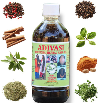 Adivasi Organic Oil for Hair strentghting and thick hair | For All hair Types Hair Oil(250 ml)