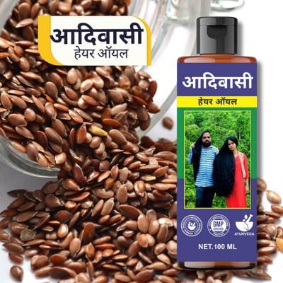 aadikesh Adibasi Hair Oil Ayurvedic Rejuvenation for Strength, Shine, and Growth Hair Oil(100 ml)
