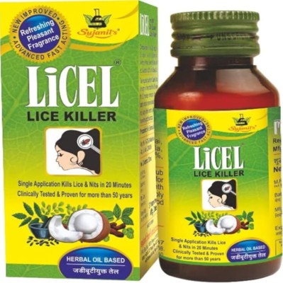 Licel lice killer remium Herbal Oil Based Lice Nit Treatment  Hair Oil(25 ml)