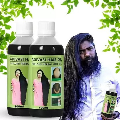 Adivasi Nilgiri Traditional Wisdom for Strong, Lustrous Locks, Revitalizes  Hair Oil(201 ml)