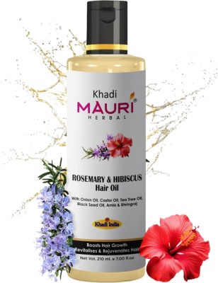 Khadi Mauri Herbals Rosemary & Hibiscus  Hair Oil(210 ml)